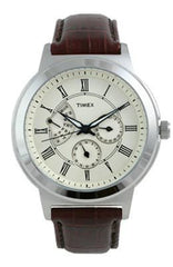 Timex T2M422 Brown Leather Retrograde Gents